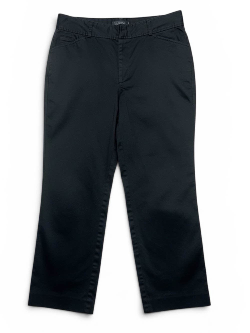 Lauren Ralph Lauren Black Straight Leg Relaxed Fit Chino Women’s Pants Size 12